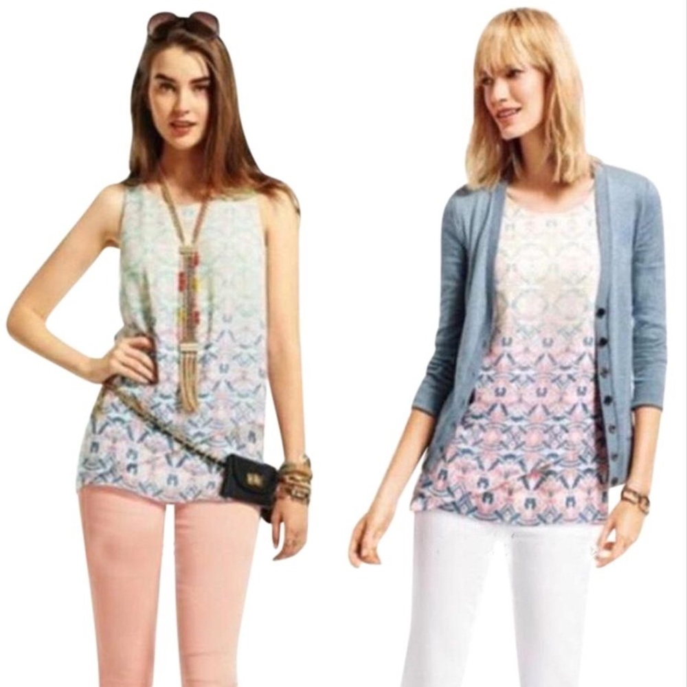 CAbi Multicolor Patterned Tank Top - Picture 4 of 4